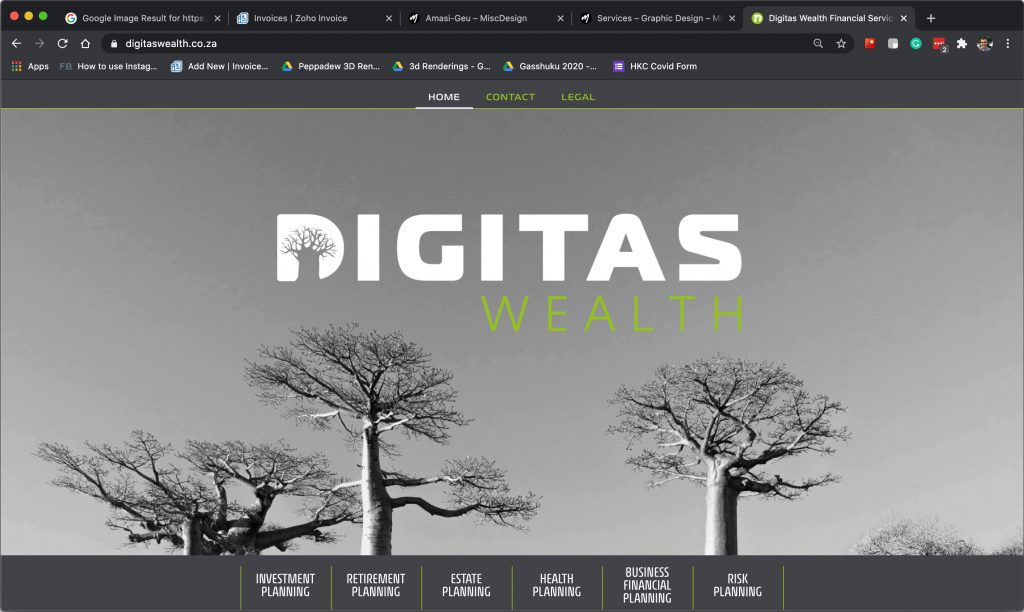 Digitas Wealth Website